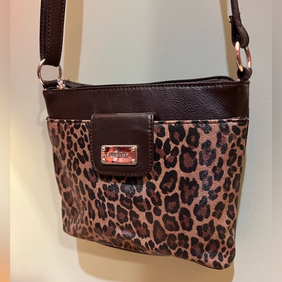 Nine West Cheetah Crossbody Purse - Picture 4 of 10
